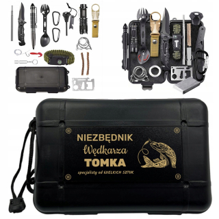Personalizovaný survivalový set - Ideálny darček pre rybára
